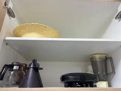 A cozinha ou kitchenette de Lindo! Apto na praia de Palmas! AK01J