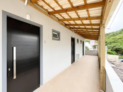 A planta de LOFT SOL e MAR exclusivo em bombinhas, 50 metros do mar