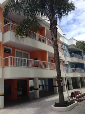 O edifício onde o apartamento está situado