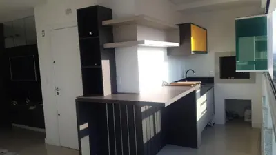 A cozinha ou kitchenette de Novo Lar Sensação Quadra Mar