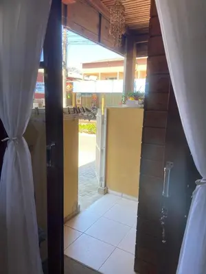 A planta de Casa térrea, 2 quartos 30m da Praia para 3 pessoas