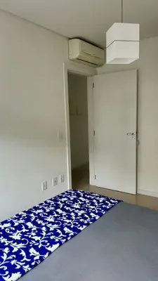Uma cama ou camas num quarto em Apartamento 3 quartos praia de Bombas