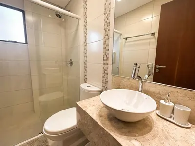 A planta de Triplex 3 Suites com Jacuzzi em Canto Grande