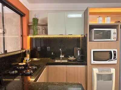 A planta de Triplex 3 Suites com Jacuzzi em Canto Grande