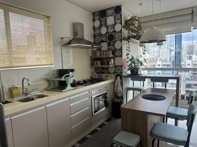 A cozinha ou kitchenette de Leondina Soares Apartamento 403