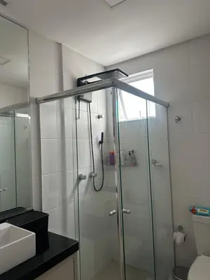 Uma casa de banho em Leondina Soares Apartamento 403