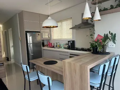 A cozinha ou kitchenette de Leondina Soares Apartamento 403