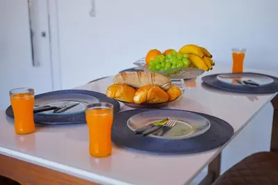 Refeições no apartamento ou nas proximidades