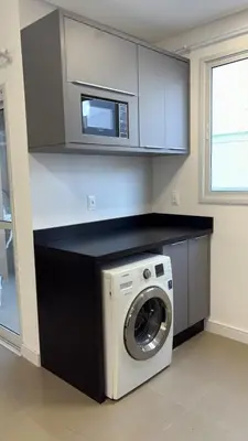 A cozinha ou kitchenette de palmas beach