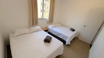 Uma cama ou camas num quarto em palmas beach