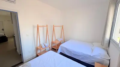 Uma cama ou camas num quarto em palmas beach