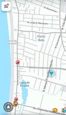A planta de Casa na praia de Porto Belo, 450m da praia