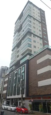 O edifício onde o apartamento está situado