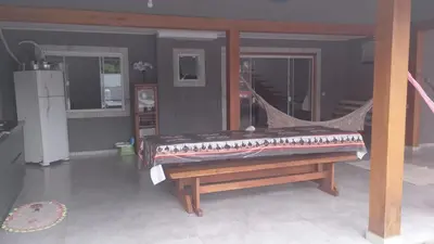 A planta de Casa com Piscina Privativa 4 Quartos, Em Bombinhas,SC