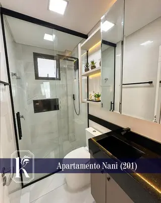 Uma casa de banho em Apartamento Nani para 4 pessoas