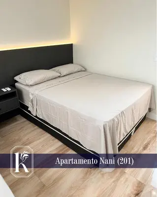 Uma cama ou camas num quarto em Apartamento Nani para 4 pessoas