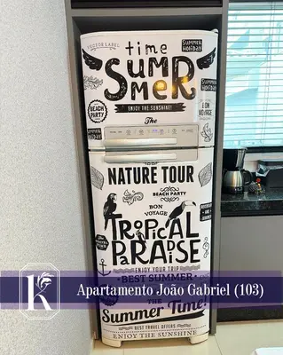 A planta de Apartamento João Gabriel 103 até 6 pessoas