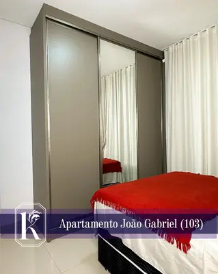 A planta de Apartamento João Gabriel 103 até 6 pessoas