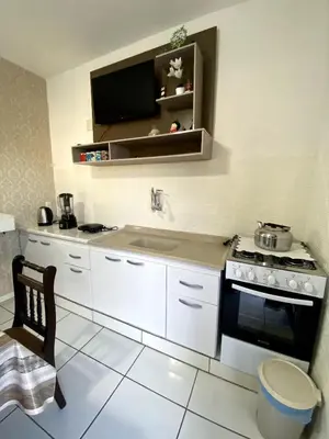 A cozinha ou kitchenette de Casa Sol e Mar