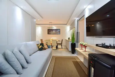 A cozinha ou kitchenette de Aconchego em Itapema a 30 metros do Mar - ITA002