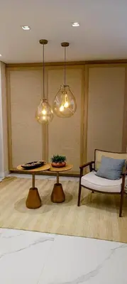 Uma área de estar em Apartamento Novinho na Praia de Palmas em Gov Celso Ramos