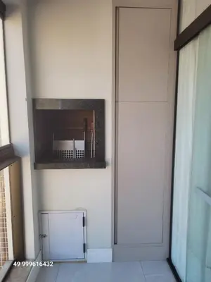 A planta de Apartamento 2 suites Luxo, 1 quadra mar, Piscina Climatizada no condominio