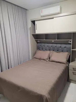A planta de Apartamento 2 suites Luxo, 1 quadra mar, Piscina Climatizada no condominio