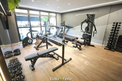 O centro de fitness e/ou as comodidades de fitness de Ap em Palmas Conforto e Qualidade