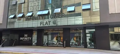 O edifício onde o apartamento está situado