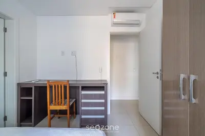 A planta de Apto 3Q c/ churrasq. 500m da praia Itapema ESM602