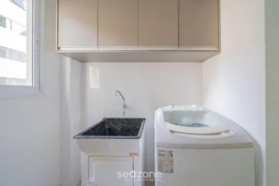 A cozinha ou kitchenette de Apto 3Q c/ churrasq. 500m da praia Itapema ESM602