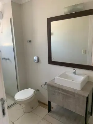Uma casa de banho em Apartamento Frente Mar Barra Sul