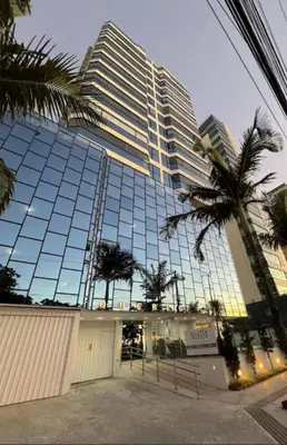 O edifício onde o apartamento está situado