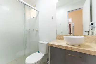A planta de Villa Montese 302 - Praia de Bombas
