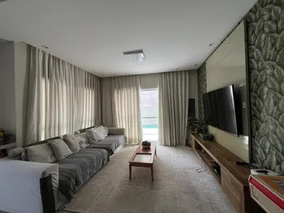 A planta de Apartamento quadra mar em Itapema