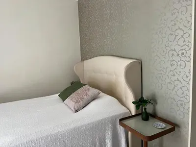 A planta de Apartamento quadra mar em Itapema