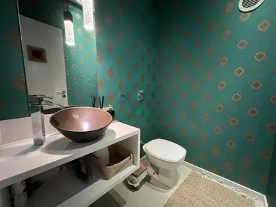 A planta de Apartamento quadra mar em Itapema
