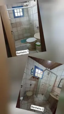Uma casa de banho em Casa Sol e Mar