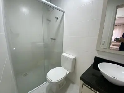 A planta de 2 Dormitórios com Lazer Completo a 300m do Mar