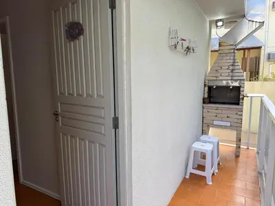 A planta de Apartamento 70 mts do mar em Bombas