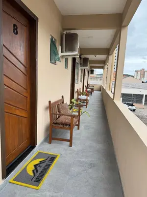 Uma varanda ou terraço em Residencial lara 1