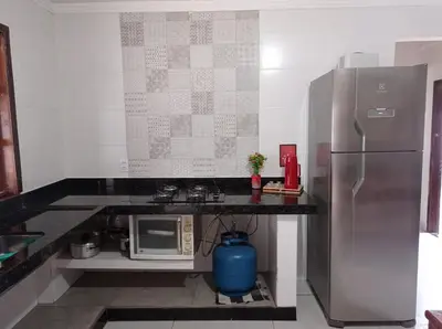 A cozinha ou kitchenette de Casa de praia em Bombinhas, Santa Catarina