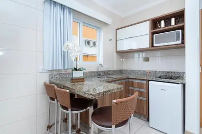 A cozinha ou kitchenette de Pousada Riviera Bombinhas