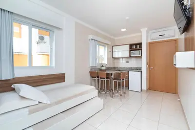 A cozinha ou kitchenette de Pousada Riviera Bombinhas
