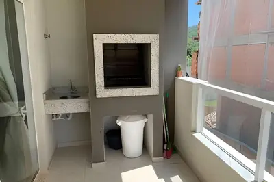 A planta de Apto na Praia de Bombas