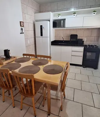 A cozinha ou kitchenette de Apartamento Morrinhos