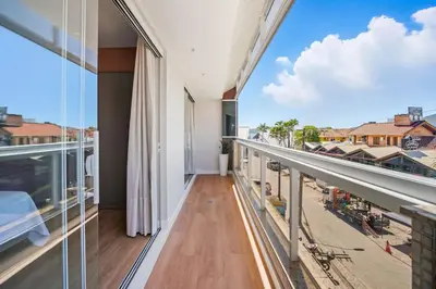 A planta de Cobertura Duplex Vista Mar - Ofurô - 4 suítes