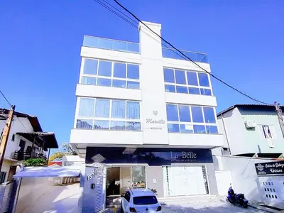 O edifício onde o apartamento está situado