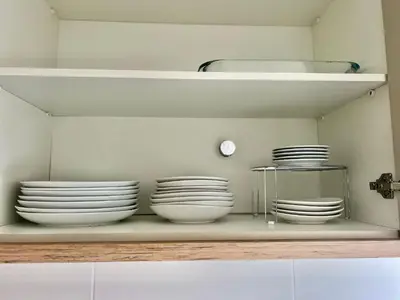 A planta de Lindo! Apto com piscina na praia de Palmas - CI02J