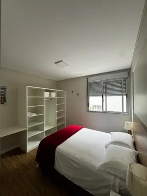 Uma cama ou camas num quarto em Apartamento Lindo em Palmas com Piscina 200m do mar